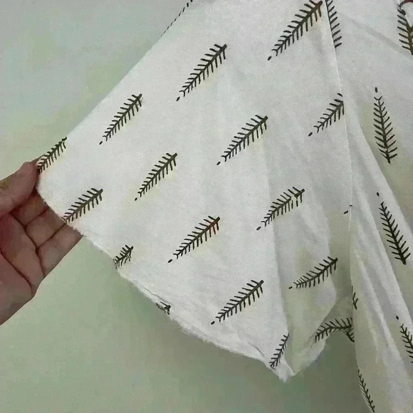 Lapogee Women’s Dress White &. Gold Made in India Size S - Picture 7 of 9